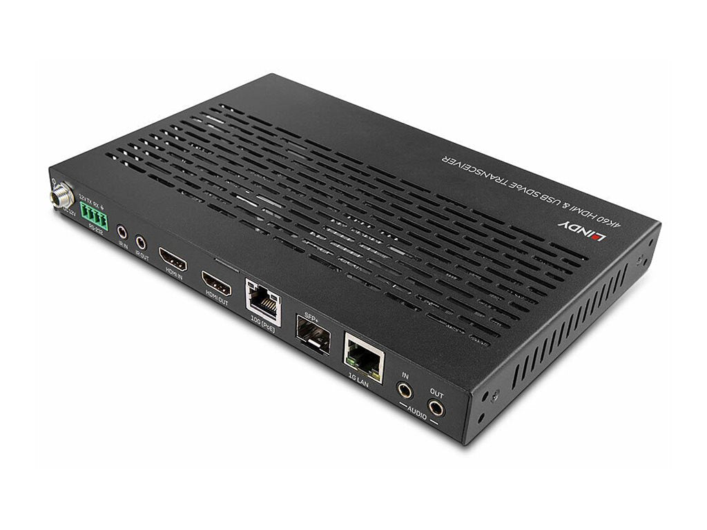 LINDY 4K60 HDMI & USB SDVoE Transceiver Vorderansicht