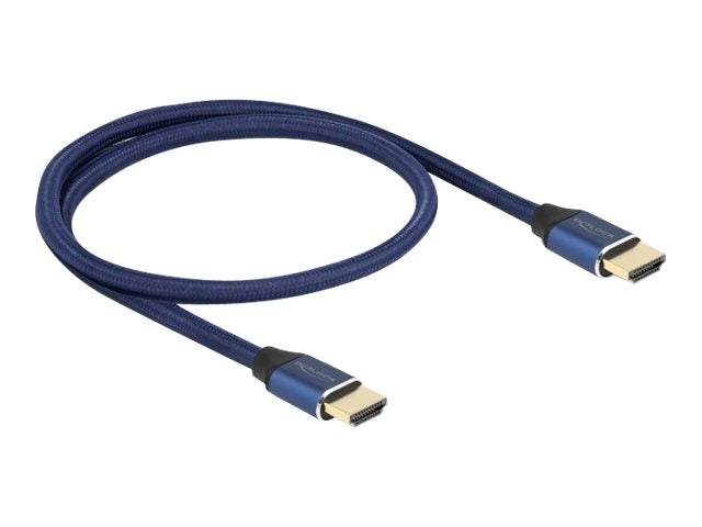 DELOCK Ultra High Speed HDMI Kabel 48 Gbps 8K 60Hz blau 0