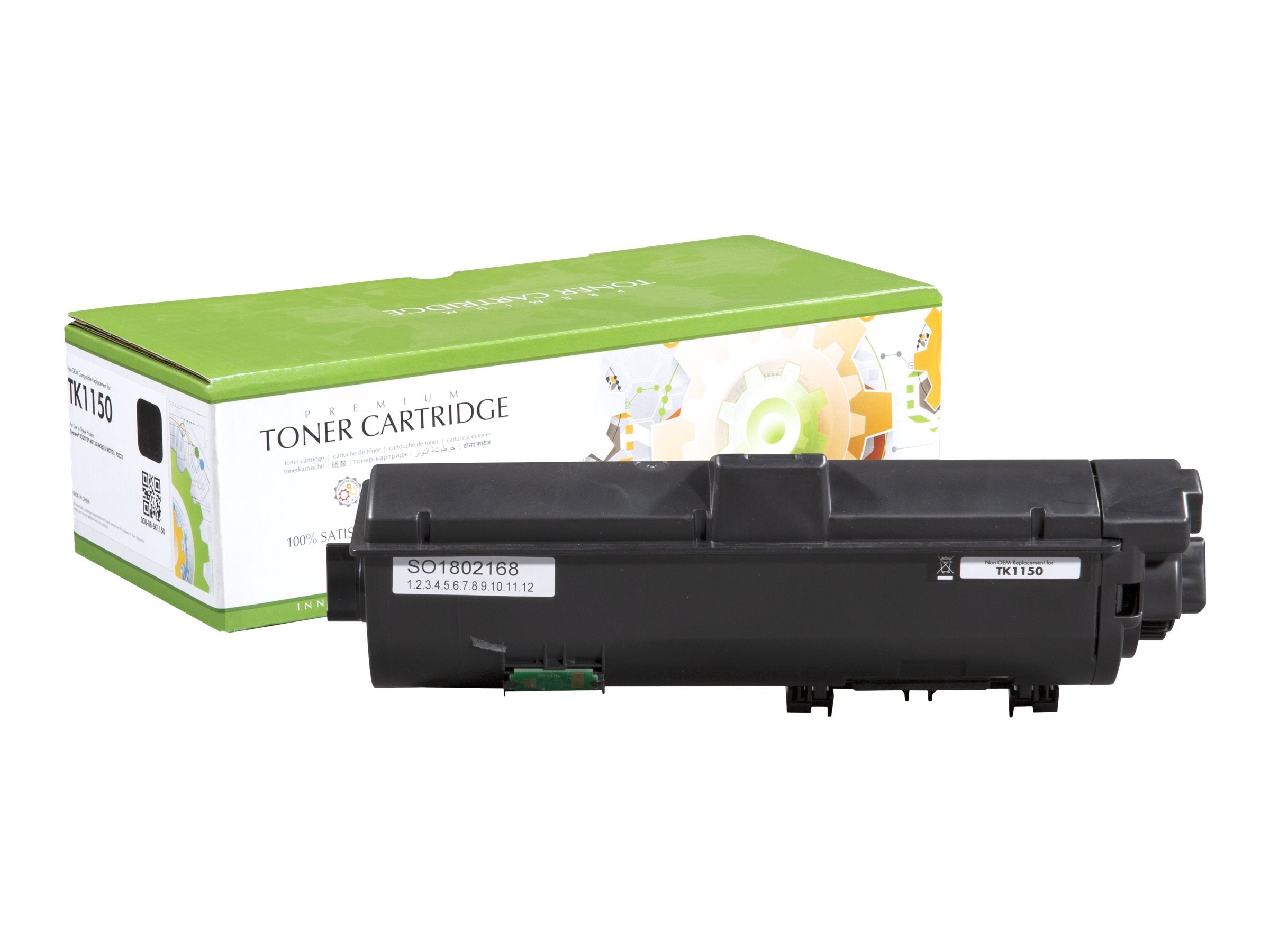 STATIC Tonerpatrone Kyocera TK-1150 schwarz - Vorderansicht