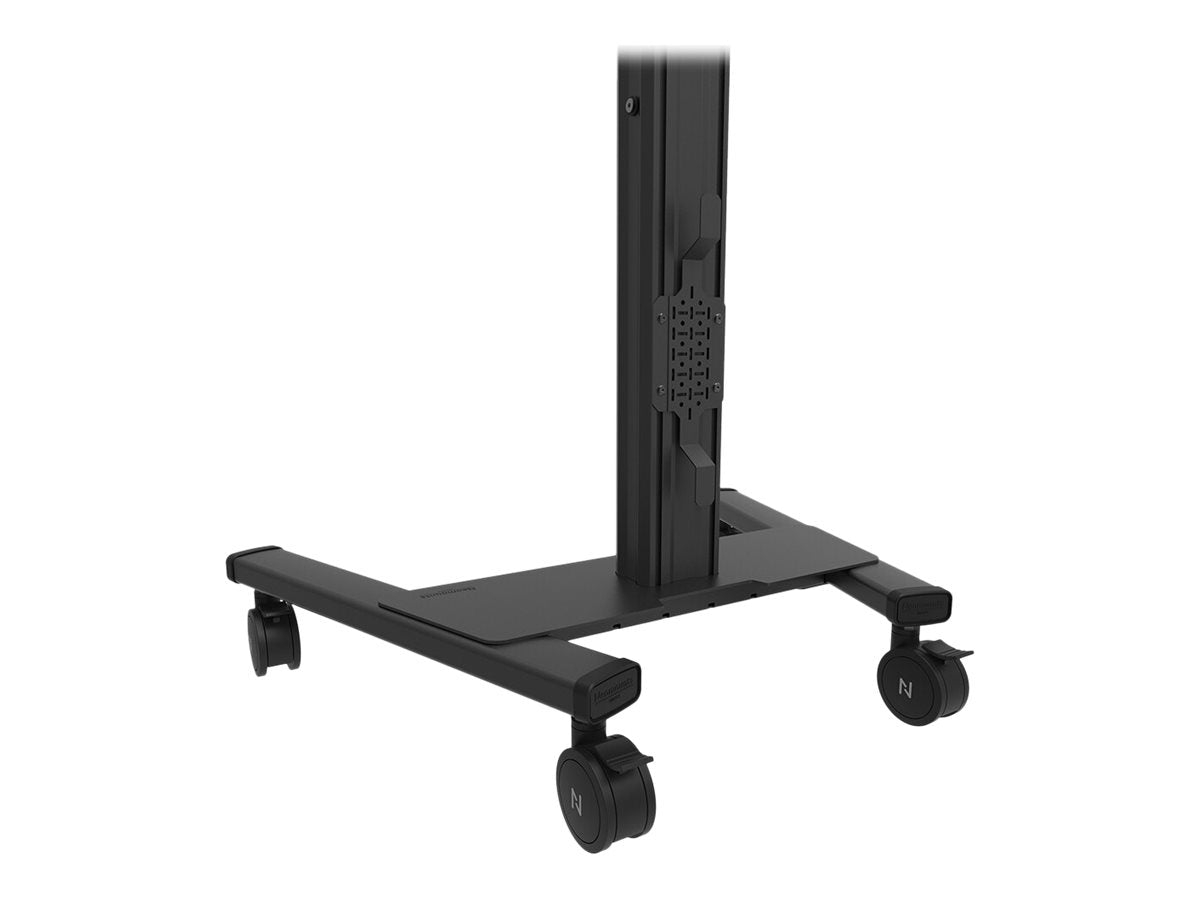 NEOMOUNTS Move Up Mobile Display Floor Stand Detailansicht mit Kabelmanagement