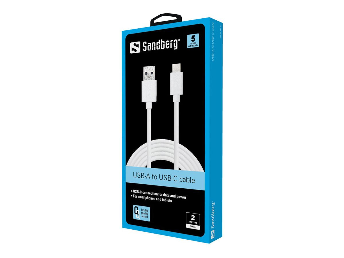 SANDBERG USB-C 3.1 - USB-A 3.0 2M Kabel Verpackung