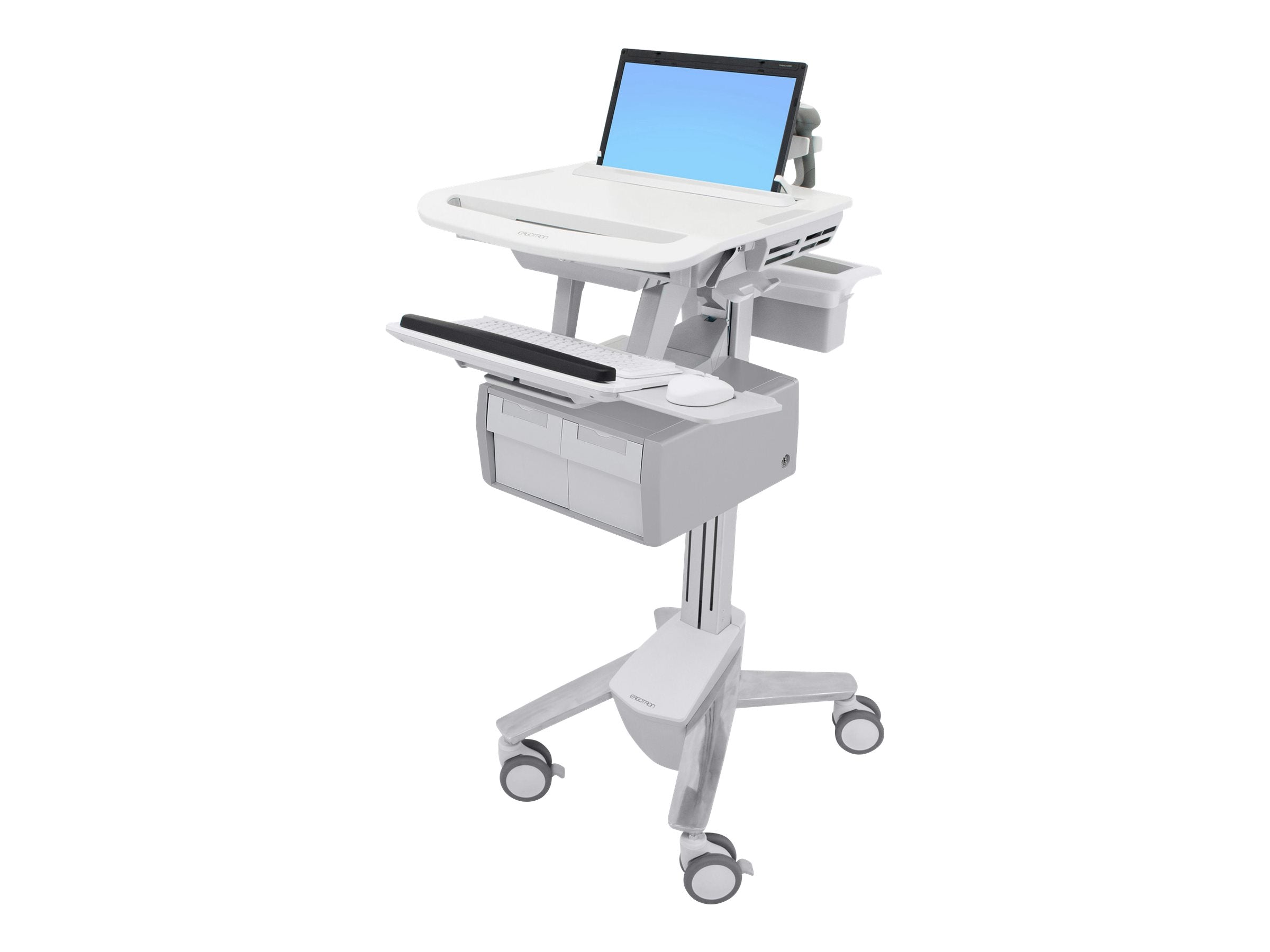 ERGOTRON StyleView Laptop-Wagen 1 tall Schubladen 2x1 - Seitenansicht