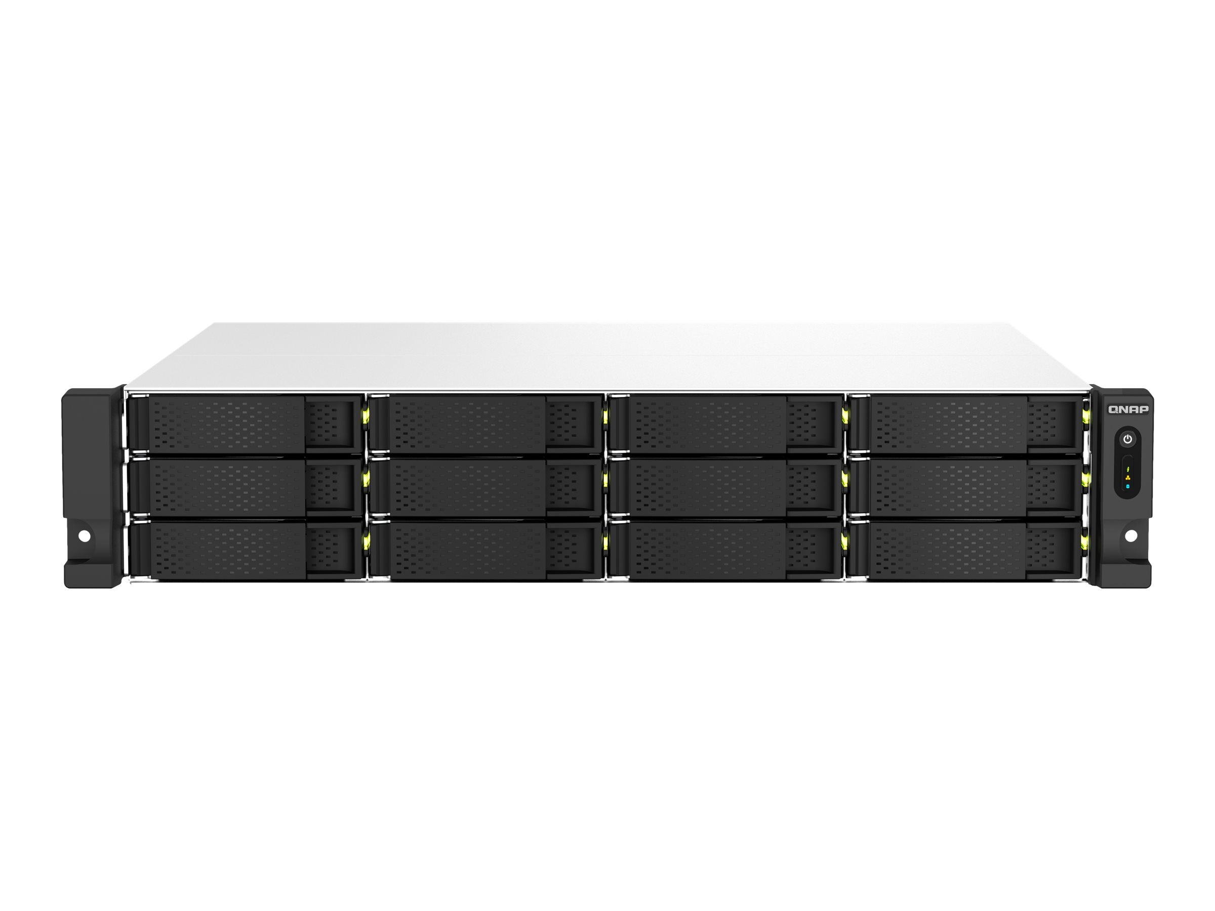 QNAP TS-1264U-RP-8G NAS-Server Vorderansicht