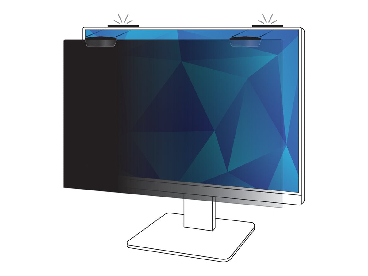3M Privacy Filter PF250W9EM Installation auf Monitor