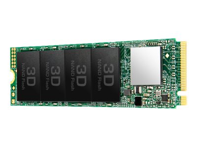 TRANSCEND 500GB M.2 2280 PCIe Gen3x4 QLC DRAM-less SSD Vorderansicht