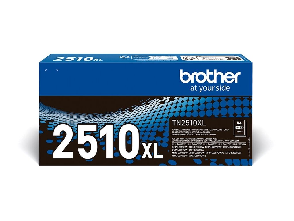 BROTHER TN2510XL Tonerpatrone im Einsatz