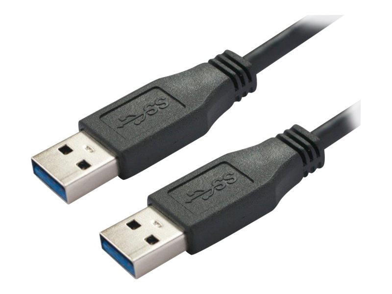 BACHMANN USB 3.0 Kabel A/A 1:1 schwarz 3m - Vorderansicht