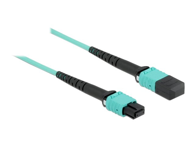 DELOCK LWL Kabel MPO Buchse zu MPO Buchse 12 Fasern Polarität B Multimode OM4 50/125 2m - Detailansicht