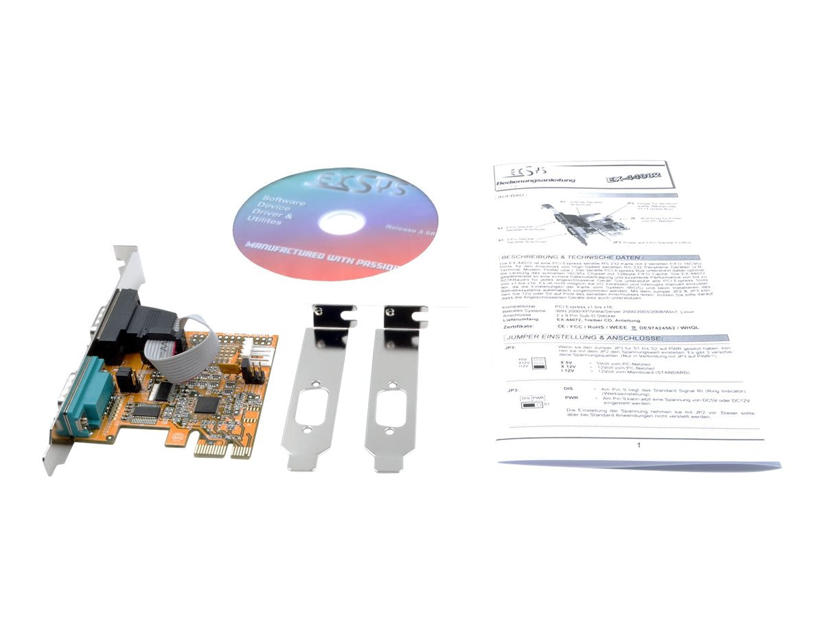 EXSYS EX-44082 PCI Express x1 Karte Detailansicht