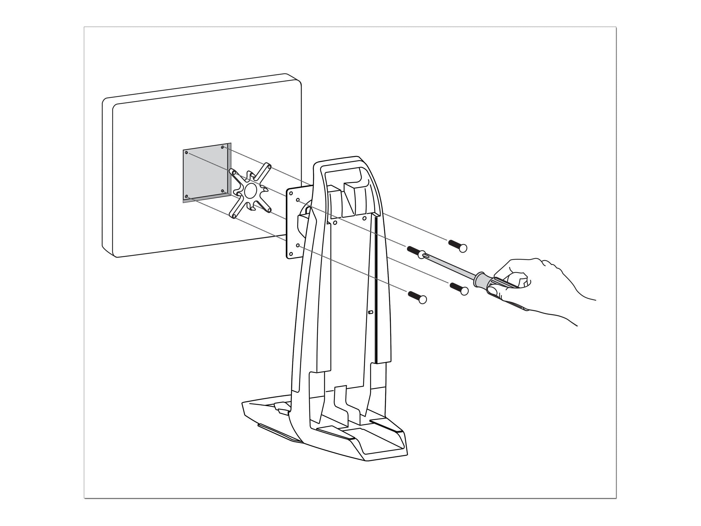 Verpackung des ERGOTRON Distanzstück-Satz VESA 75x75mm