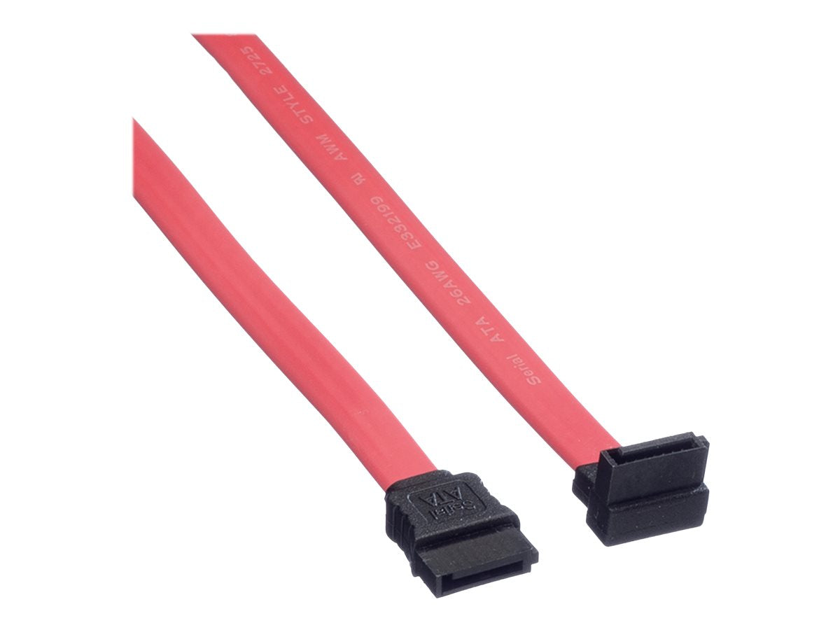 ROLINE Internes HDD-Kabel SATA 3,0 Gbit/s gewinkelt 0,5m - Vorderansicht