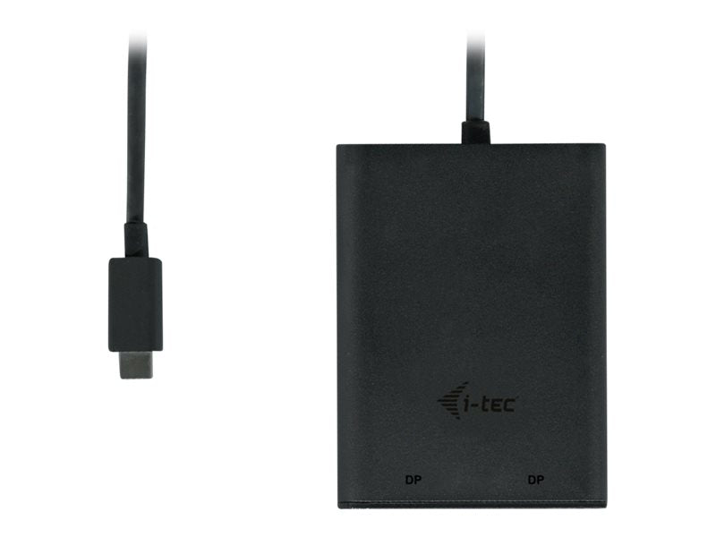 I-TEC USB C auf Dual DisplayPort VideoAdapter Anschlussansicht