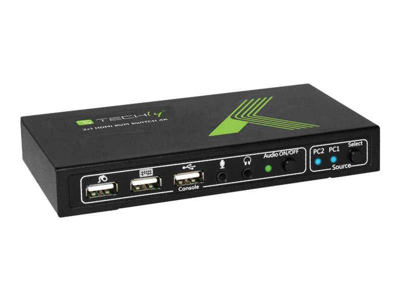 TECHLY USB HDMI KVM Switch 2X1 Vorderansicht