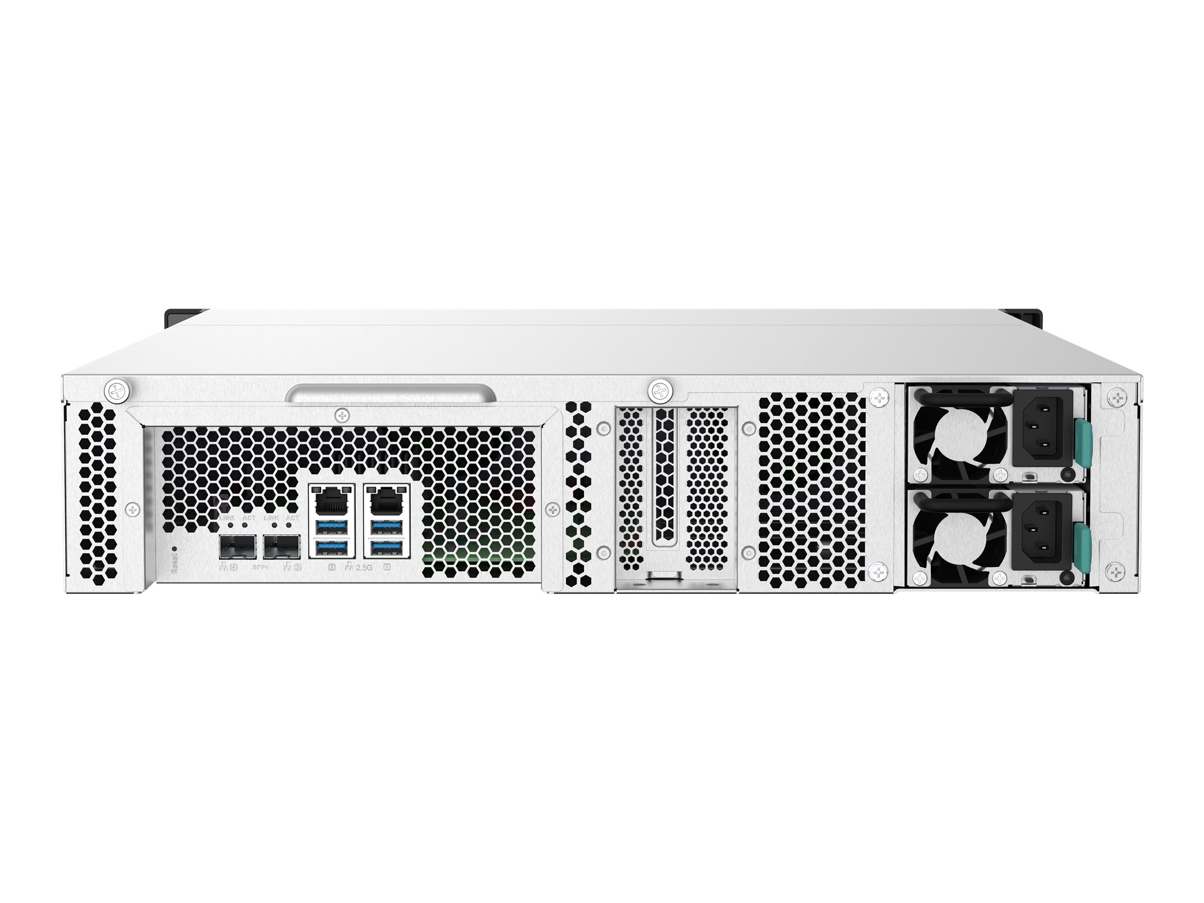 QNAP TS-1232PXU-RP-4G NAS-Server Rückansicht