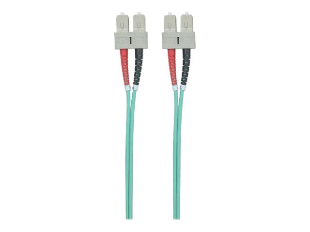 INTELLINET LWL Kabel SC/SC OM3 2m aqua Verpackung