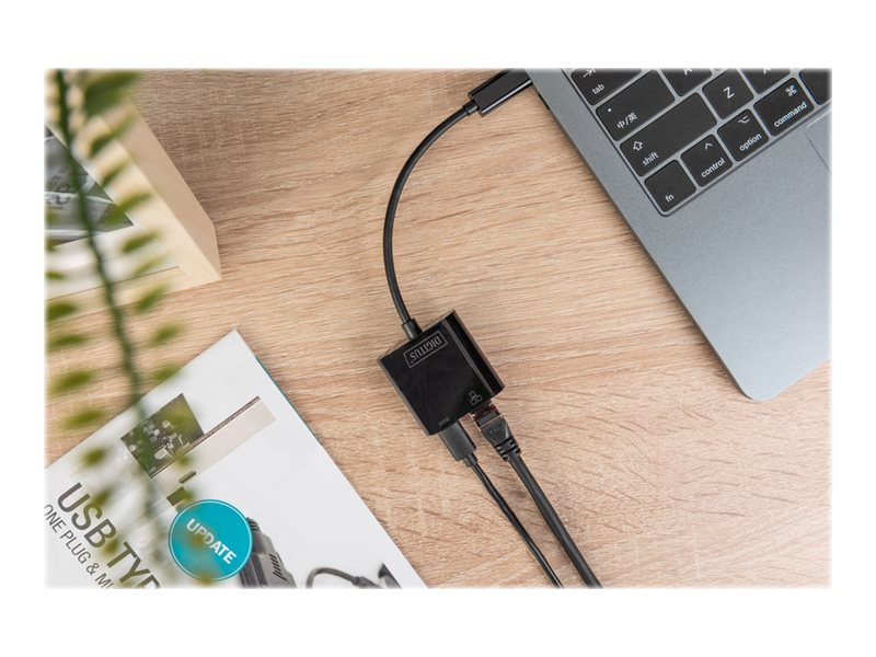 DIGITUS USB Type-C Gigabit Ethernet Adapter Detailansicht