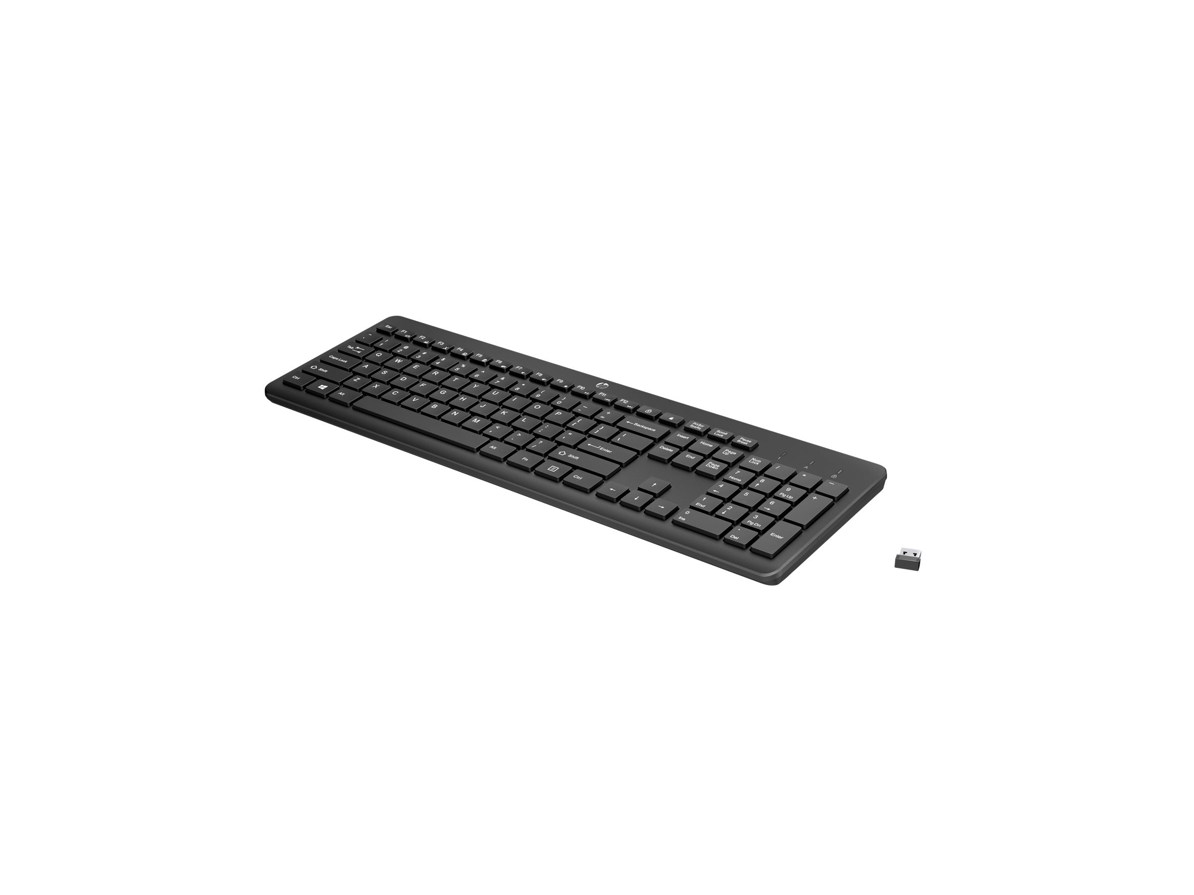 HP 230 Wireless Keyboard Black GR Vorderansicht