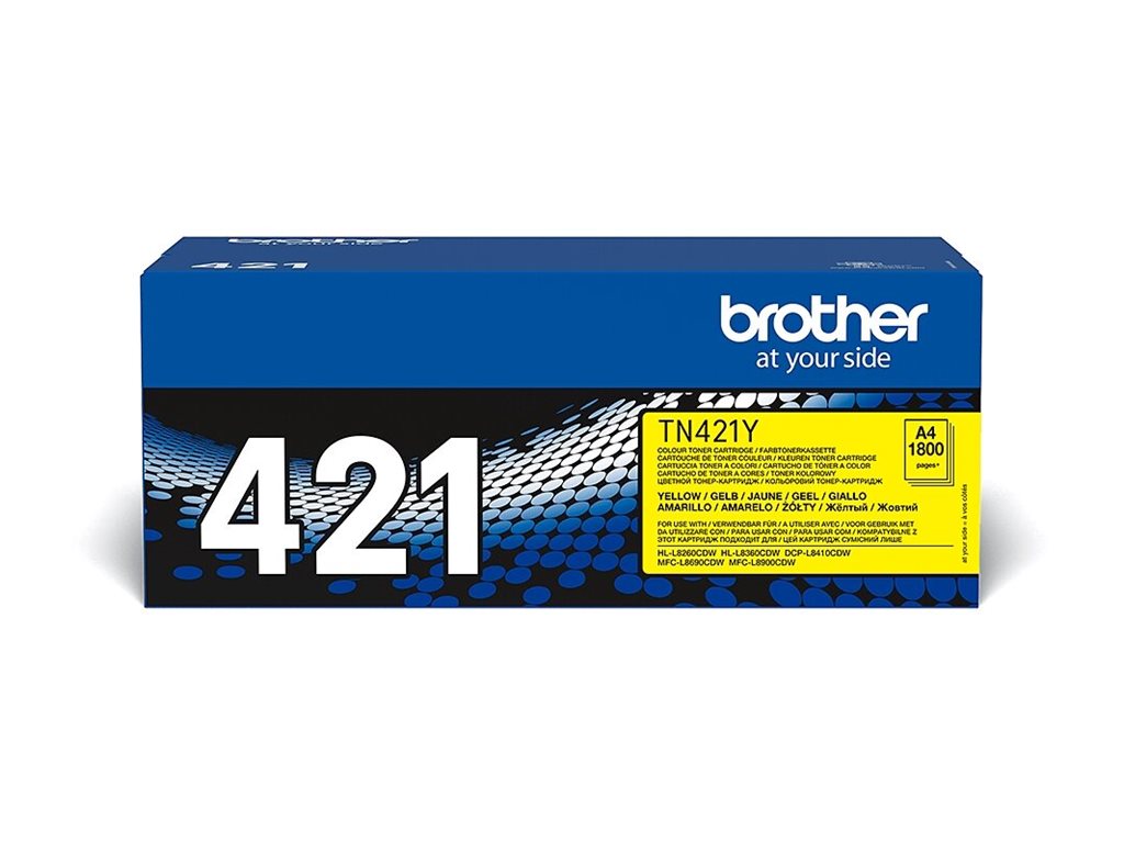 BROTHER TN-421Y Tonerkassette Gelb Verpackung