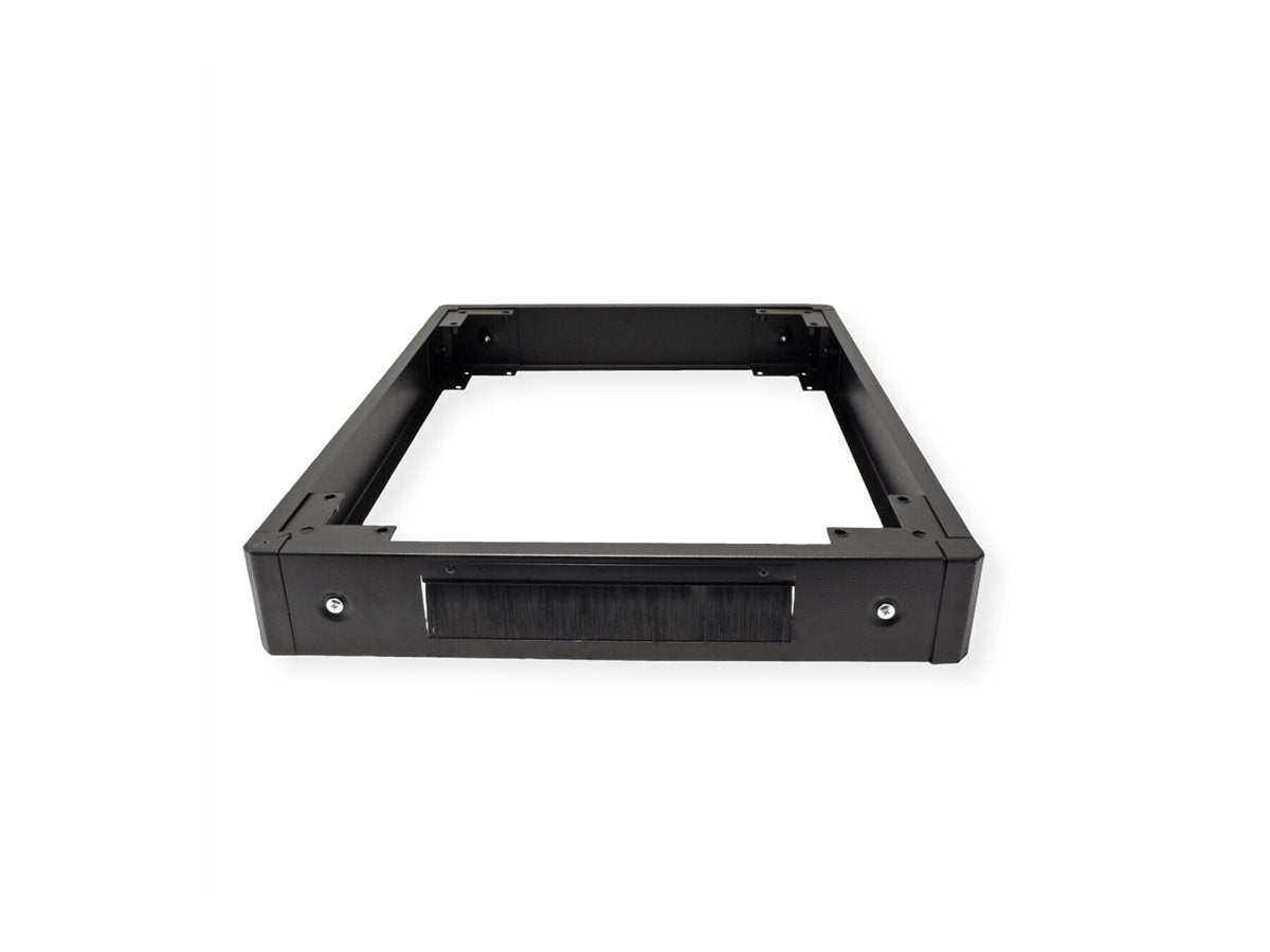 ROLINE Sockel für Netzwerkschrank 600x800 BxT schwarz - Vorderansicht