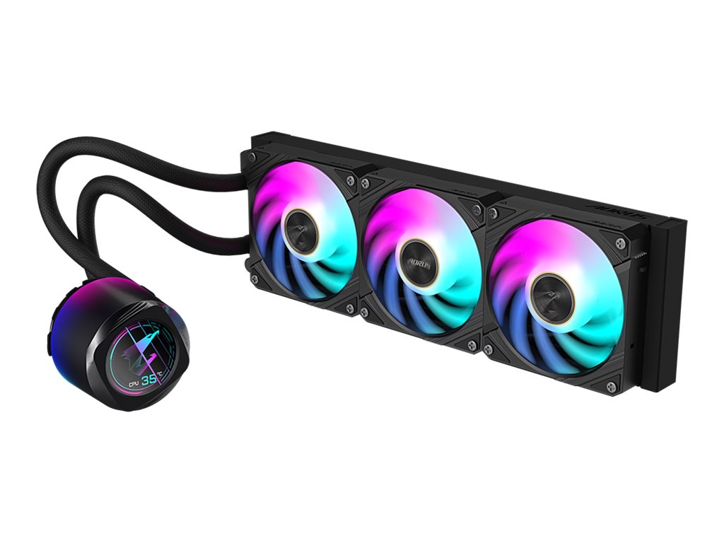 GIGABYTE AORUS WATERFORCE X II 360 AIO Liquid CPU Cooler - Vorderansicht