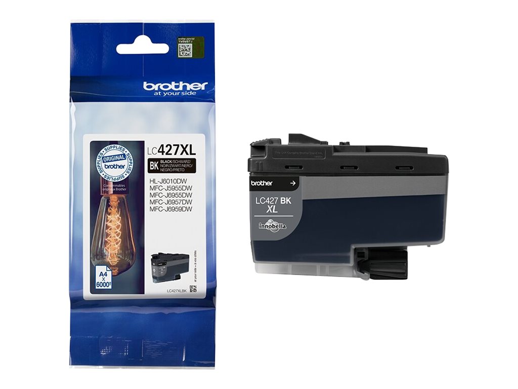 BROTHER LC-427XLBK Tintenpatrone Seitenansicht