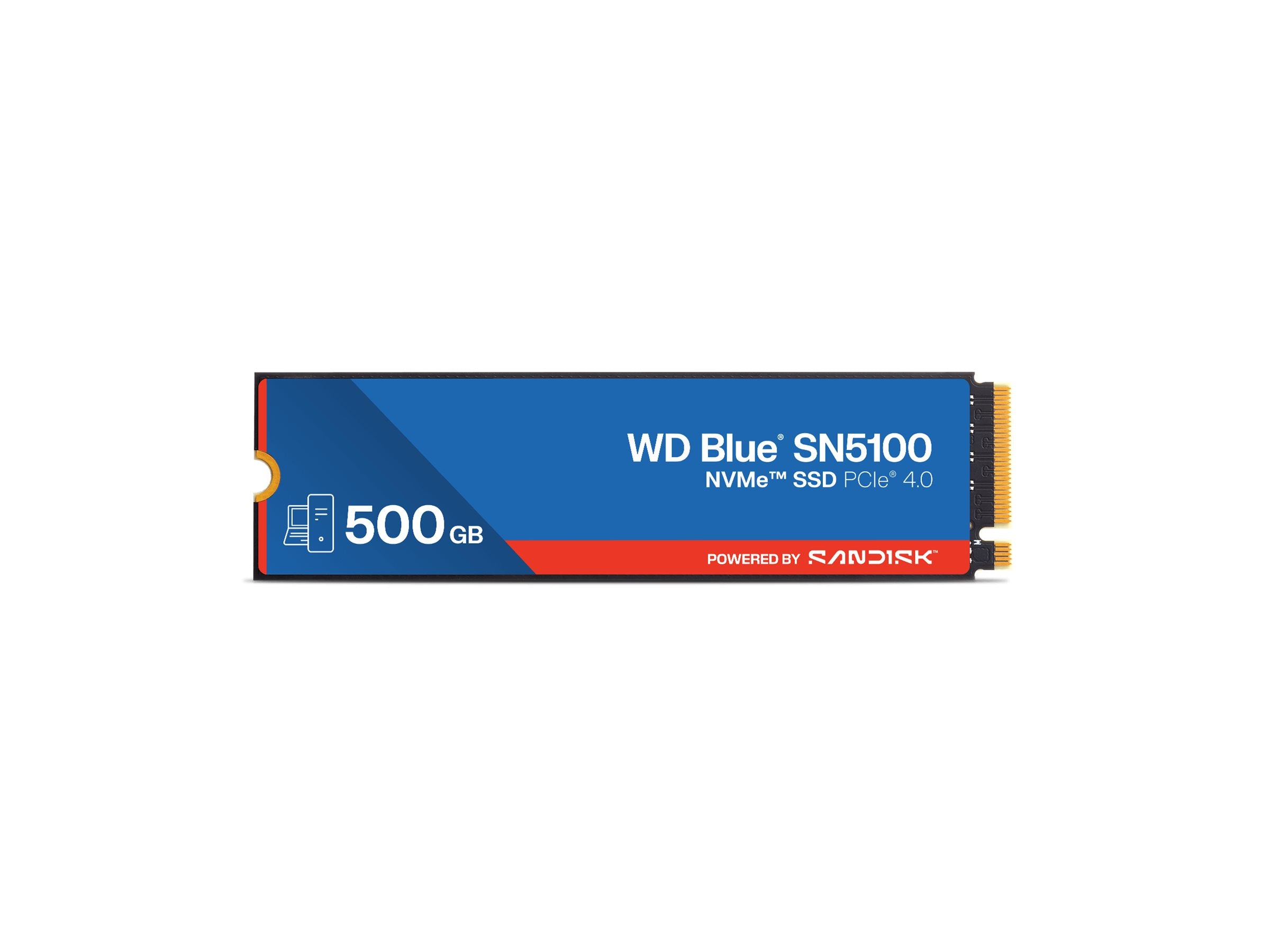 SANDISK WD Blue SN5100 NVMe SSD 500GB Verpackung