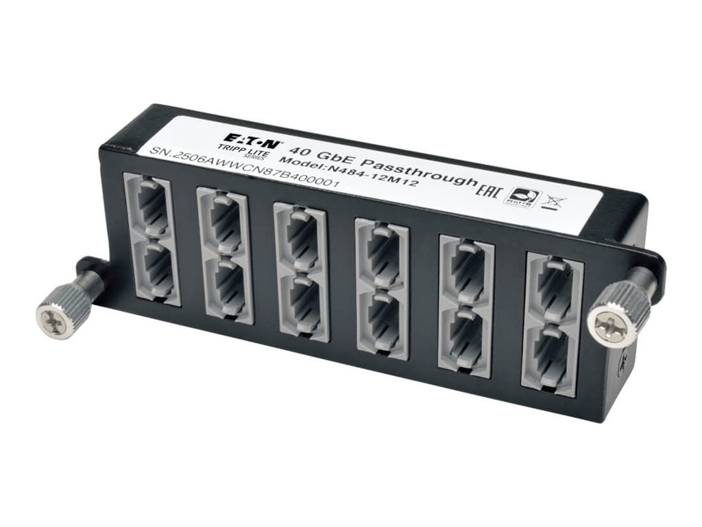 EATON TRIPPLITE 40Gb High Density Pass-Through Cassette Seitenansicht