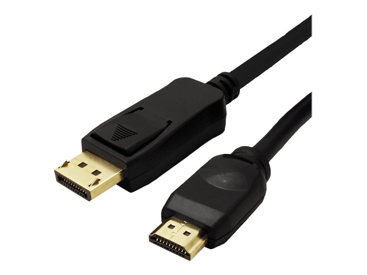 VALUE DisplayPort Kabel DP - UHDTV ST/ST schwarz 5m Vorderansicht
