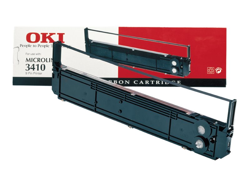 OKI Microline 3410 Farbband schwarz Vorderansicht