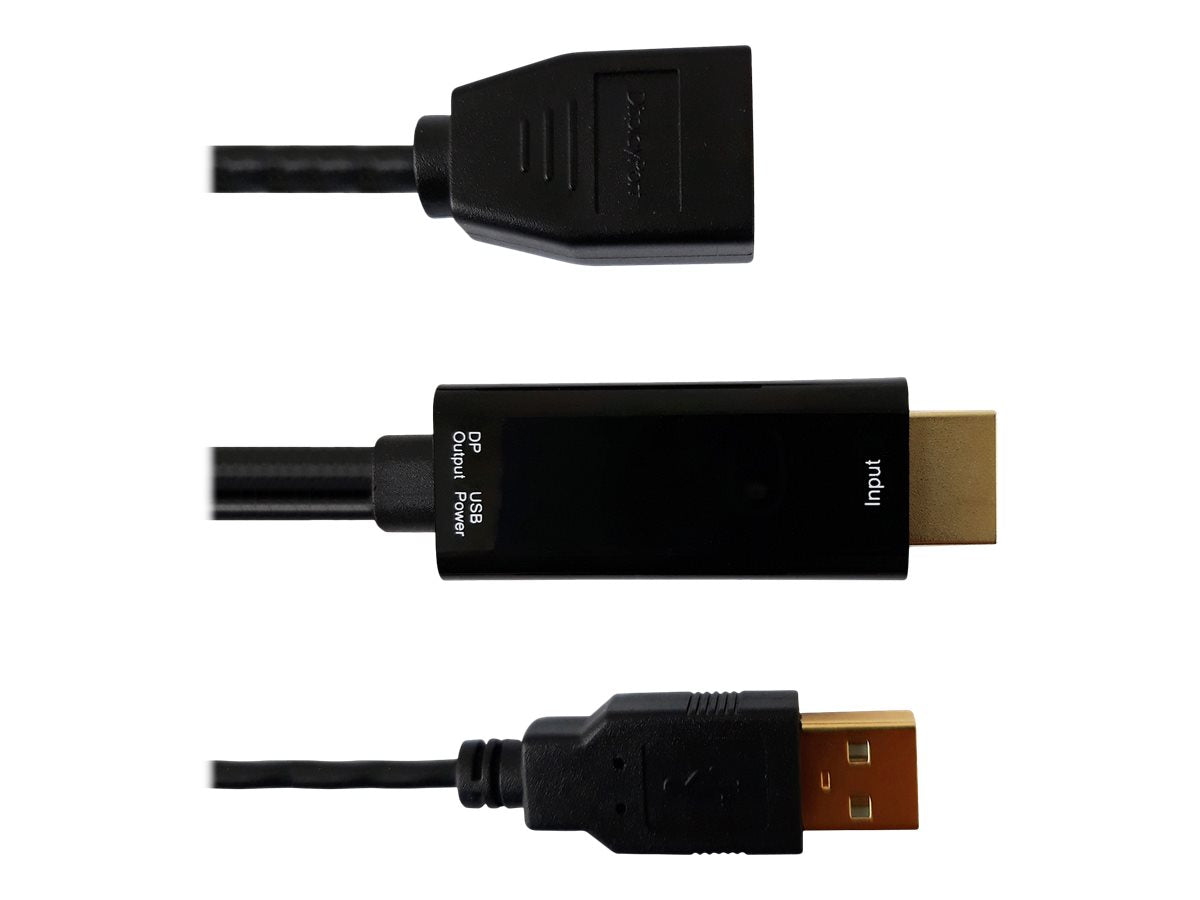 TECHLY Adapter HDMI M auf DisplayPort F - Anschlussansicht
