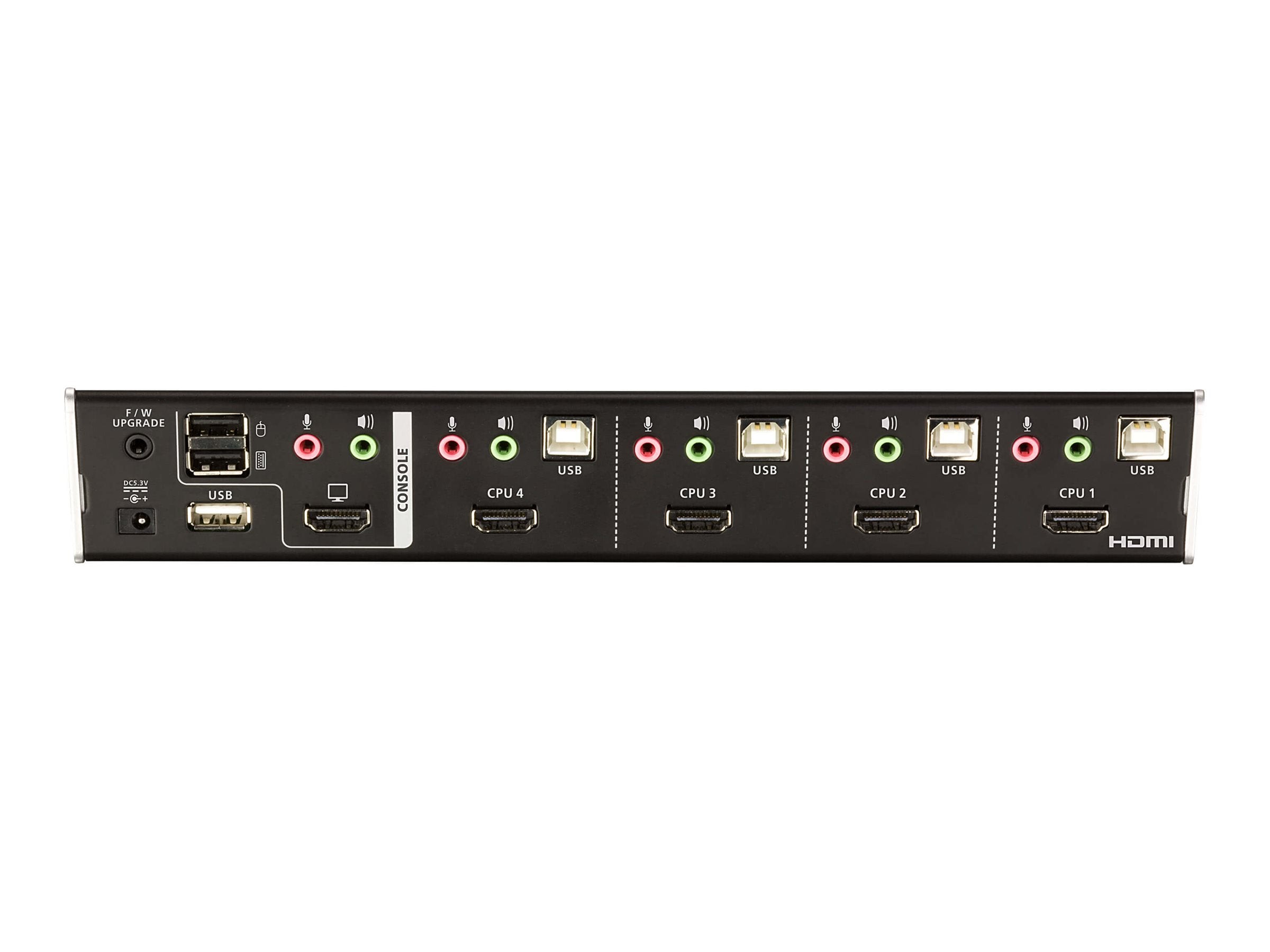 ATEN CS1794 KVM Switch HDMI USB Audio USB-Hub 4 Ports Vorderansicht