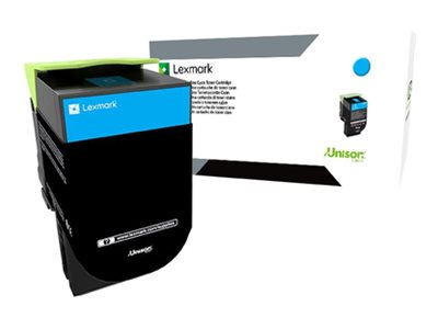 LEXMARK 800S2 Toner cyan Vorderansicht