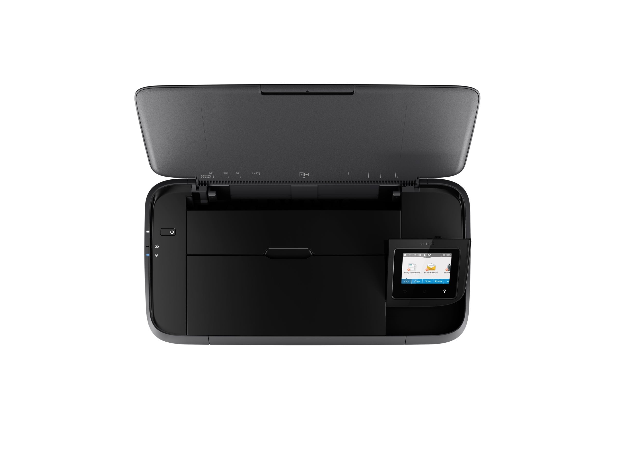 HP Officejet 250 Mobile All-in-One MFP Seitenansicht
