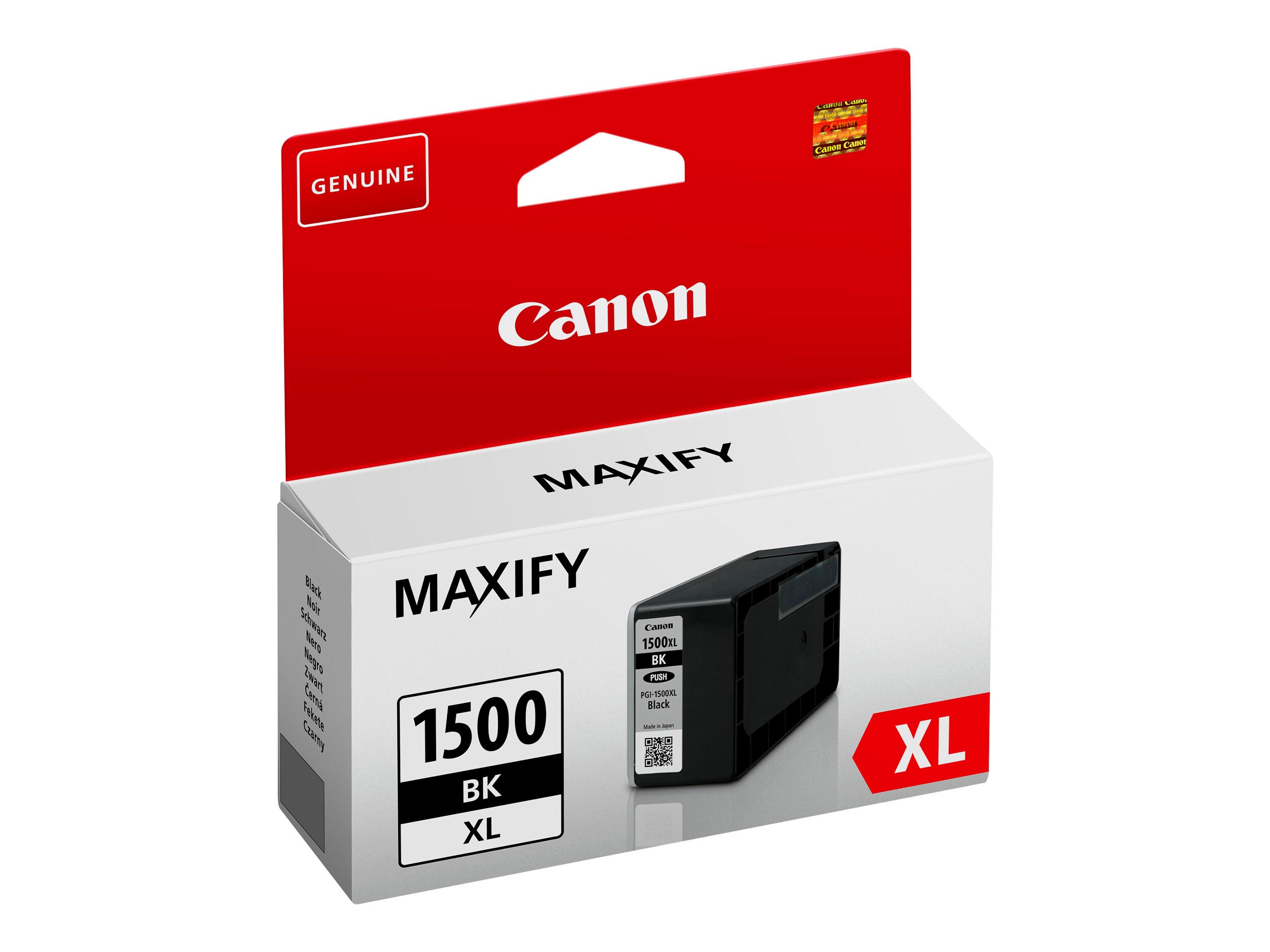 CANON PGI-1500XL BK Tinte schwarz hohe Kapazität Detailansicht