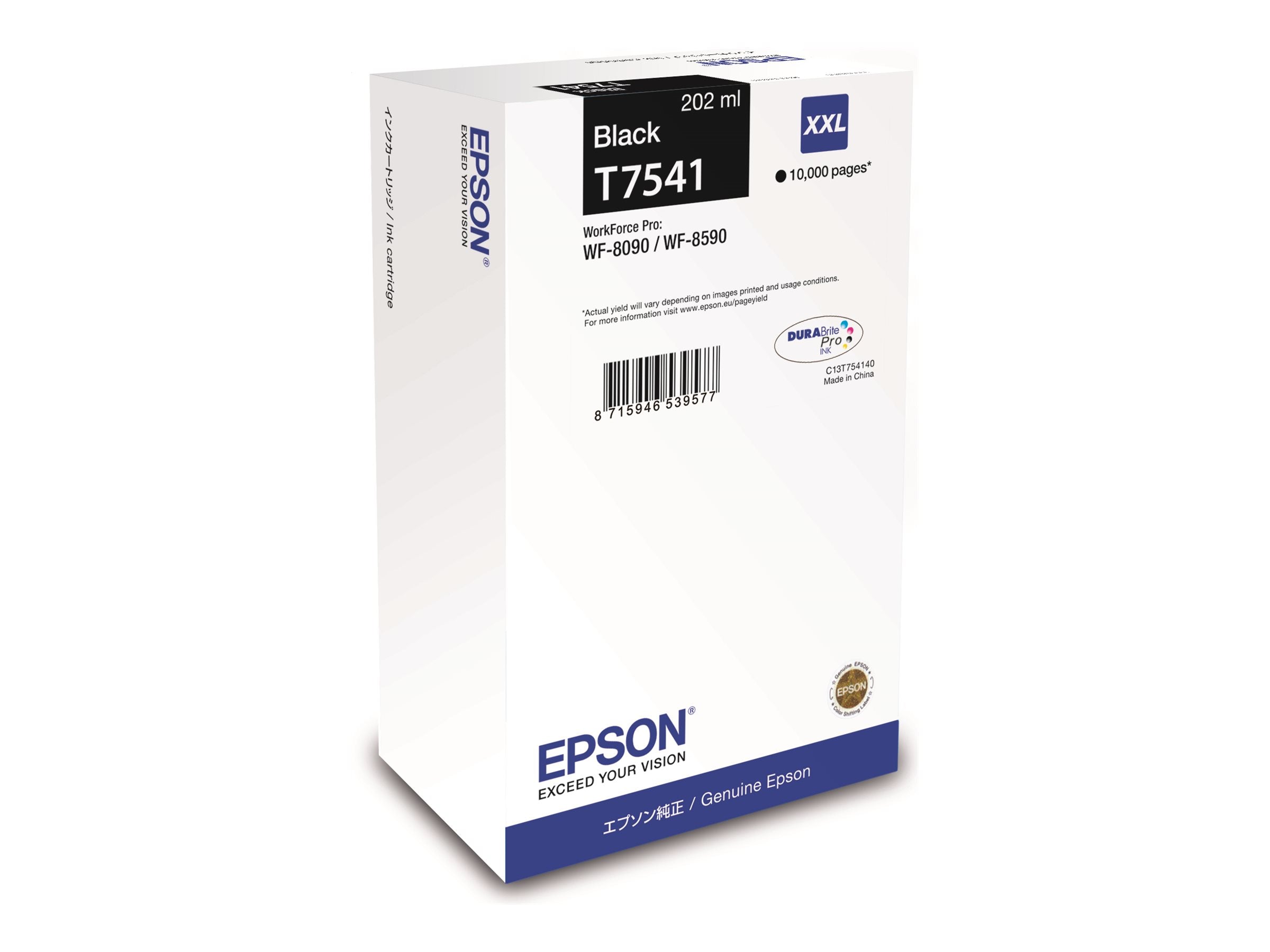 EPSON 6LB WF-8090 WF-8590 Ink Cartridge XXL Black - Vorderansicht