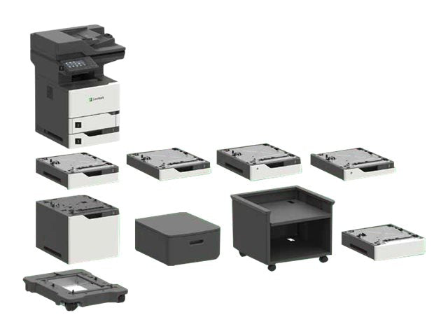 LEXMARK MX721ade MFP Mono Laser - Vorderansicht