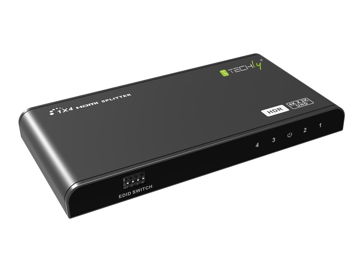 TECHLY HDMI2.0 Splitter 4K 4-Port HDR Vorderansicht