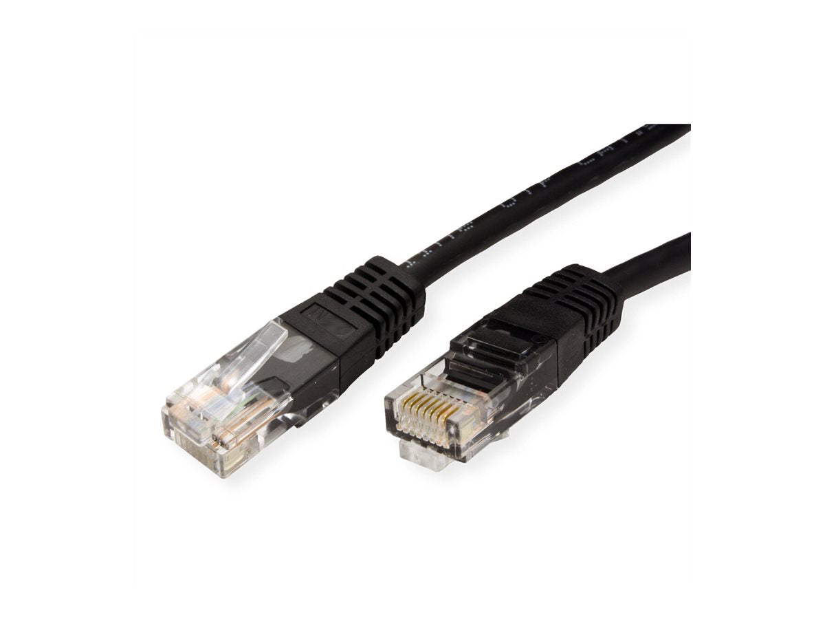 ROLINE Patchkabel Cat5e UTP 0,5m schwarz - Verpackung