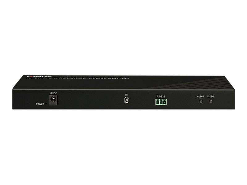 LINDY 9 Port HDMI 10.2G Multi-view Switch Anschlussansicht