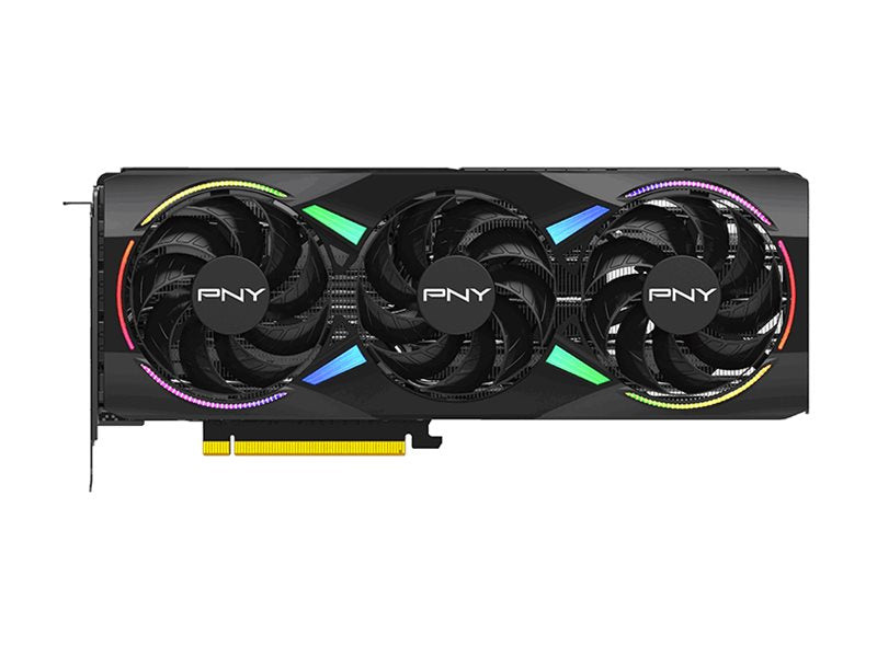 PNY GeForce RTX 5070 12GB ARGB Overclocked Triple Fan - Detailansicht der Kühlung