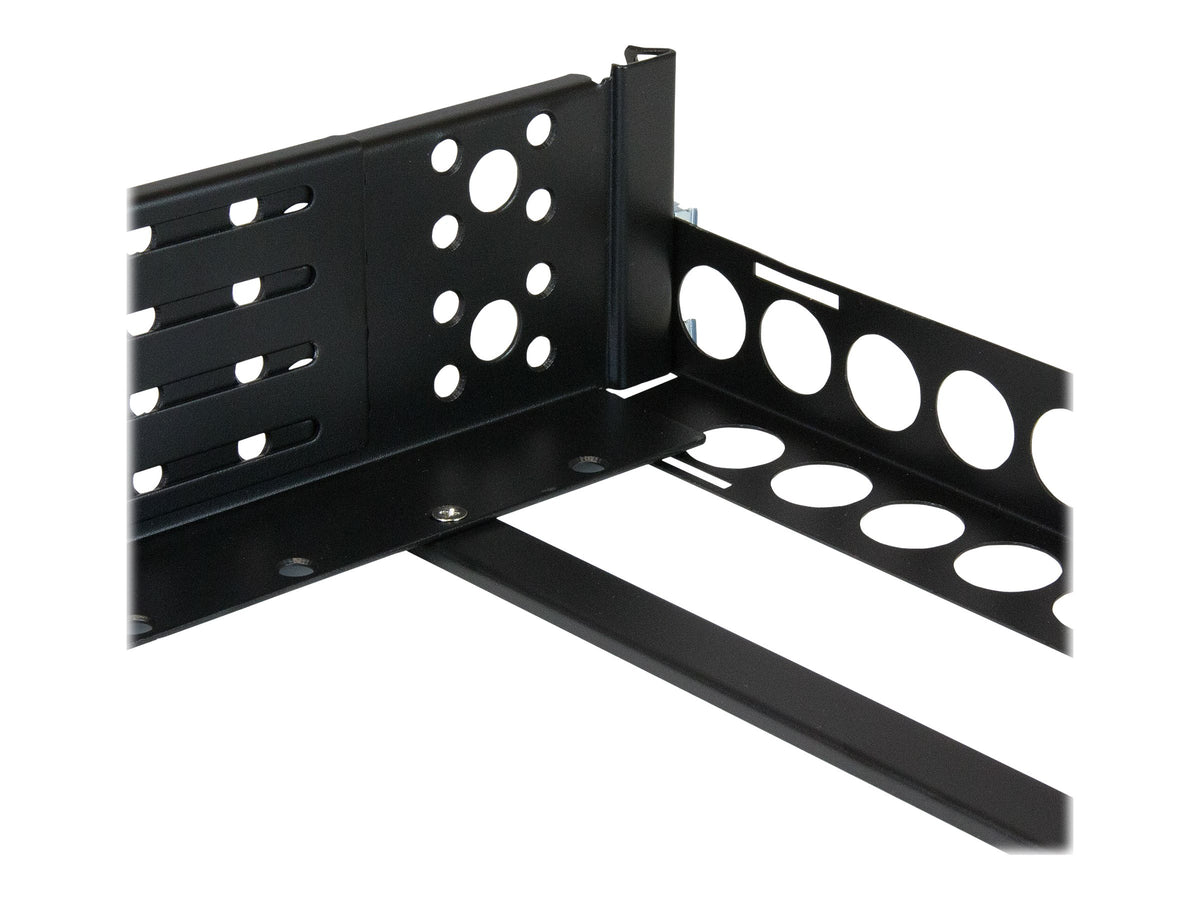 STARTECH.COM 2 HE Universal Server Rack Schienen - TAA-konforme Server Montageschienen mit einstellbarer Tiefe 48