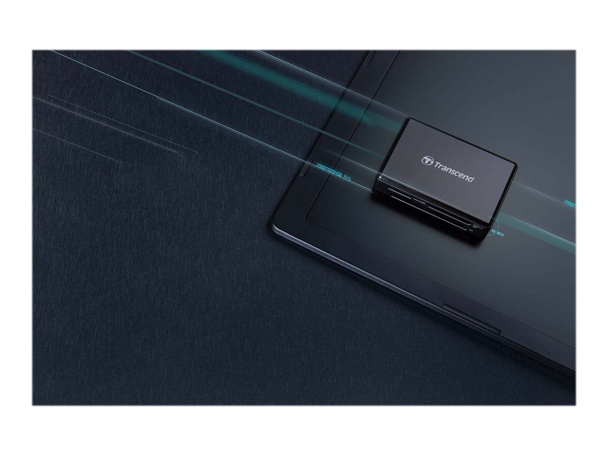 TRANSCEND All-in-1 UHS-II Multi Card Reader USB 3.1 Gen 1 - Vorderansicht