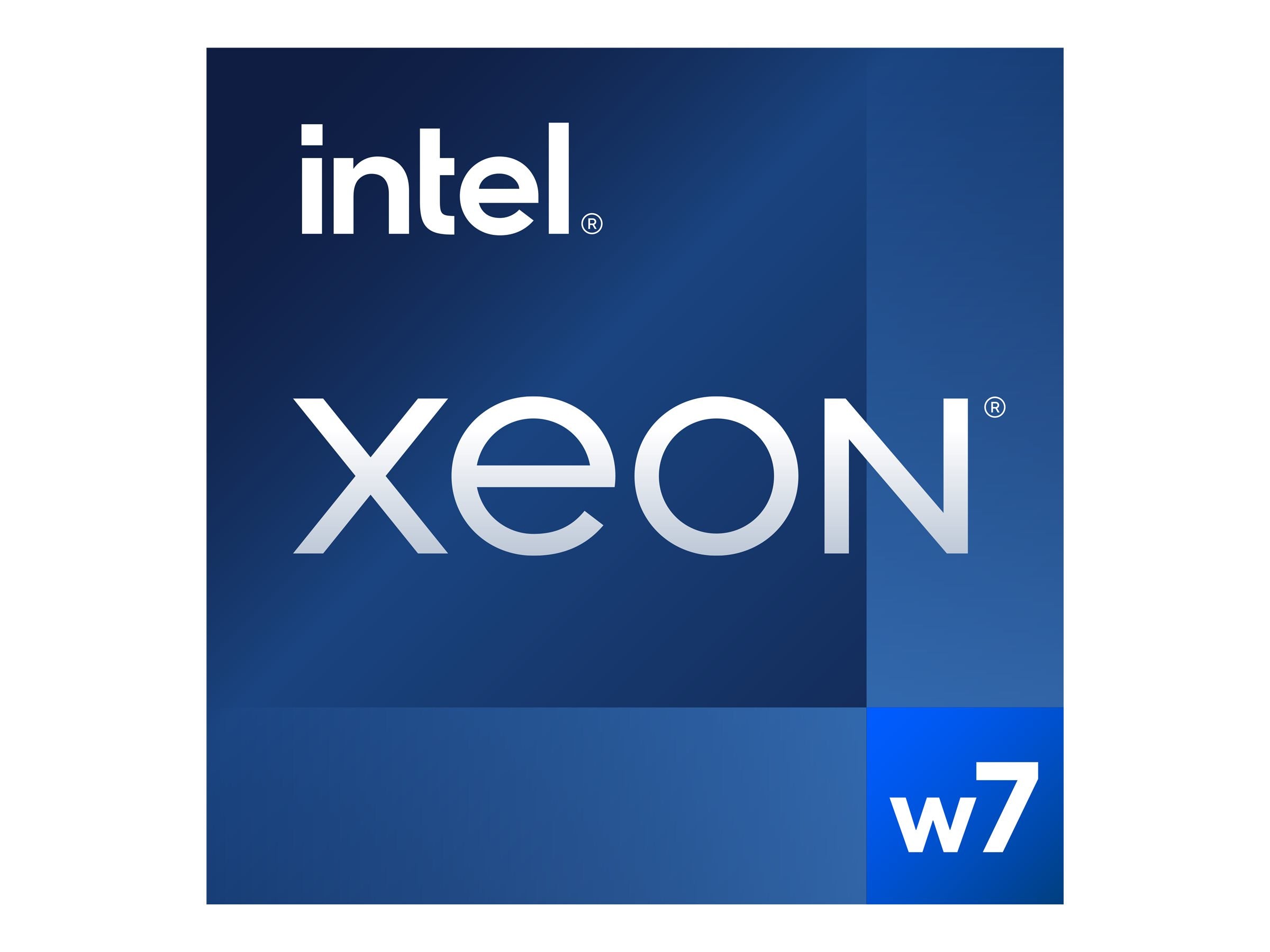 INTEL Xeon w7-3555 Prozessor Vorderansicht