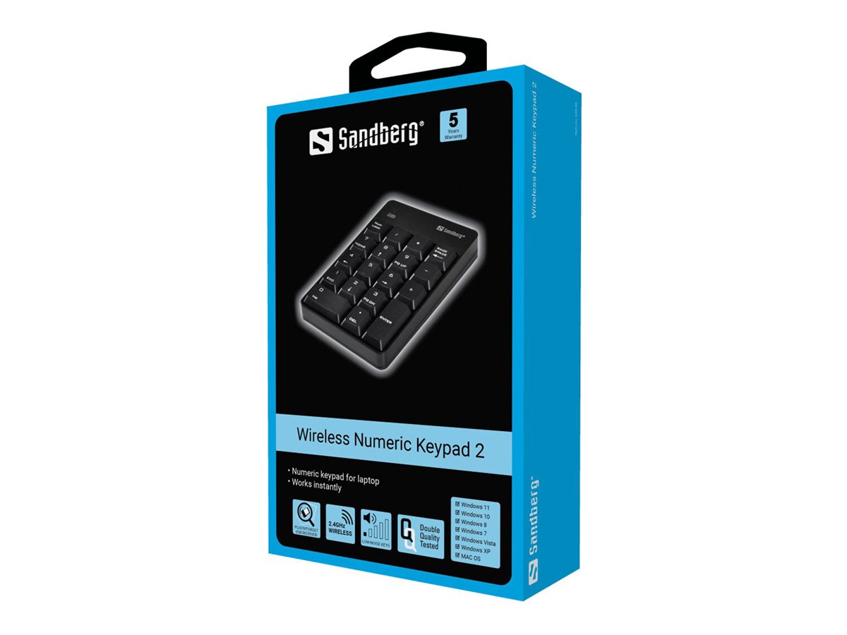 SANDBERG Wireless Numeric Keypad 2 Verpackung