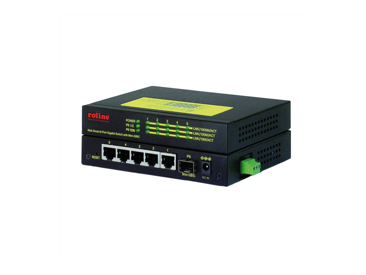 ROLINE Industrie Gigabit Switch Detailansicht