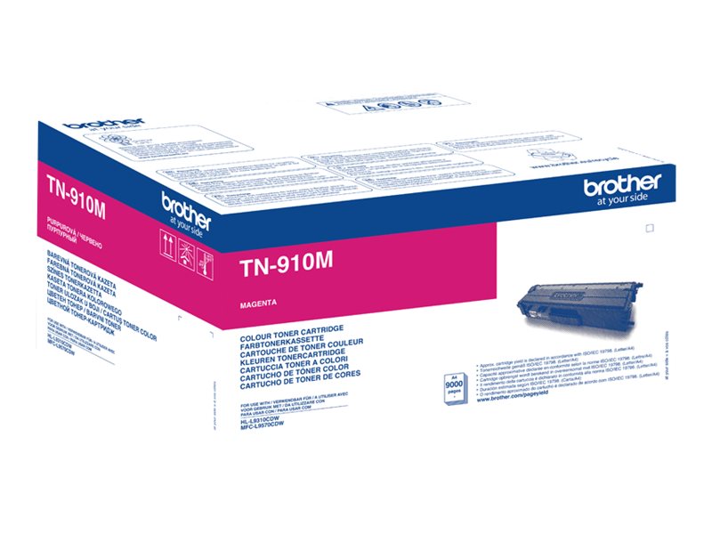 BROTHER TN-910M Toner Cartridge Magenta Verpackung