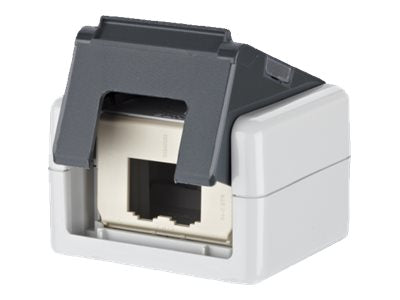 METZ CONNECT Modul IP20 AP-Gehäuse grau Vorderansicht