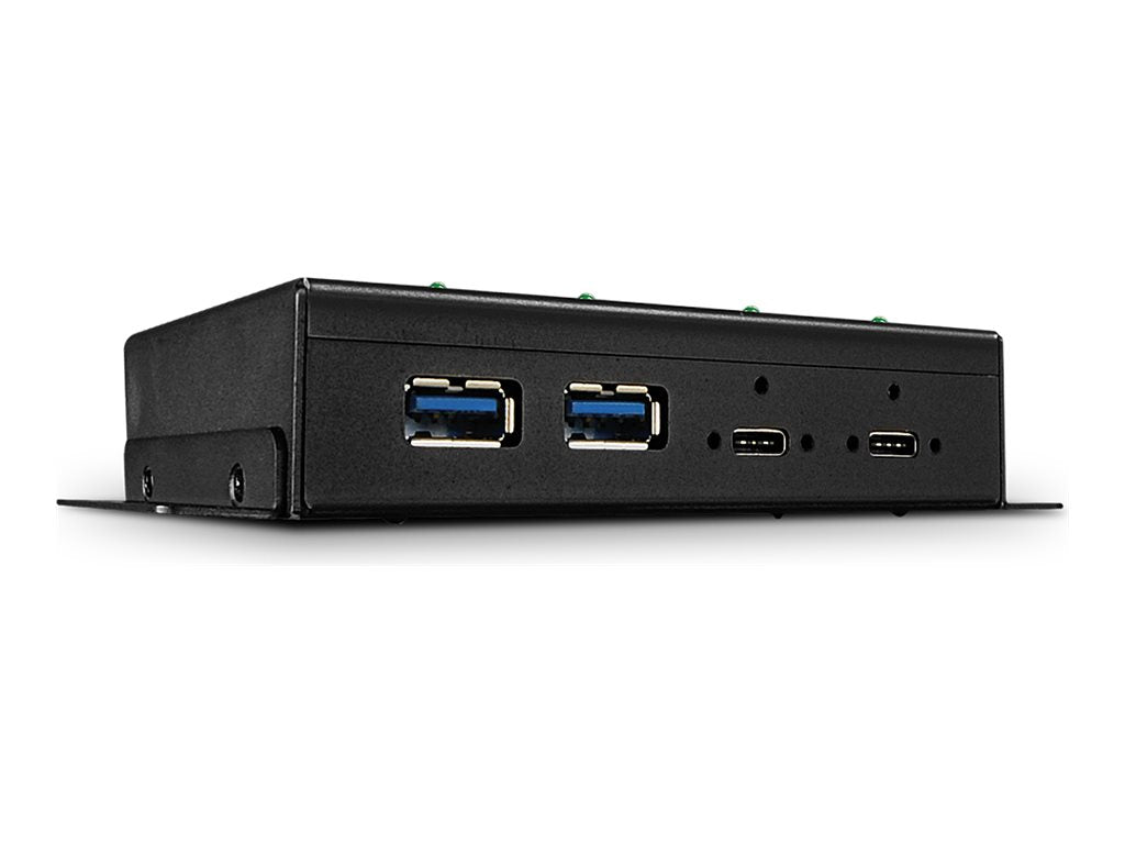 LINDY USB 3.1 Gen 2 Industrie-Hub 4Ports Anschlussansicht