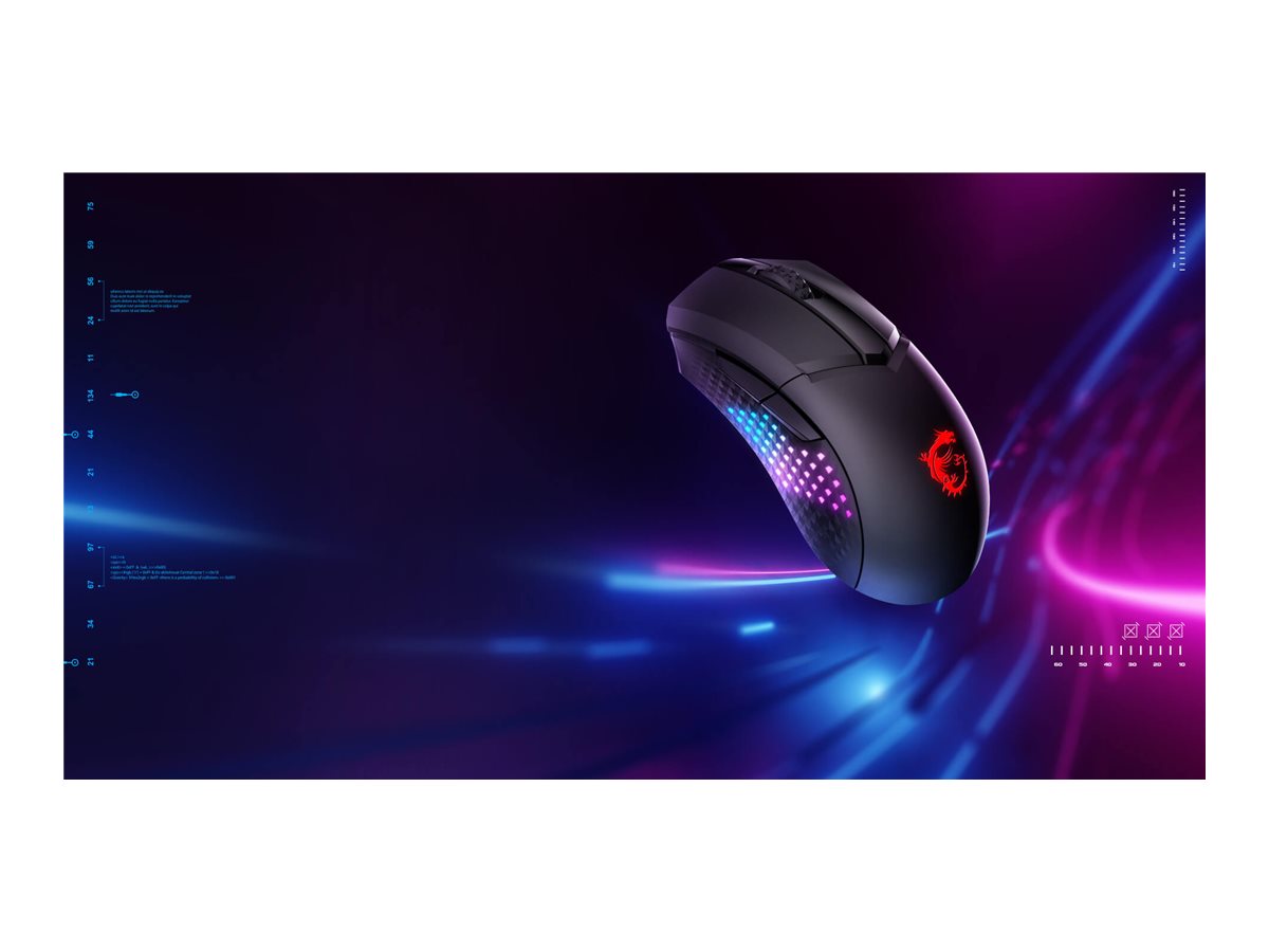 MSI CLUTCH GM51 LIGHTWEIGHT WIRELESS Maus Detailansicht