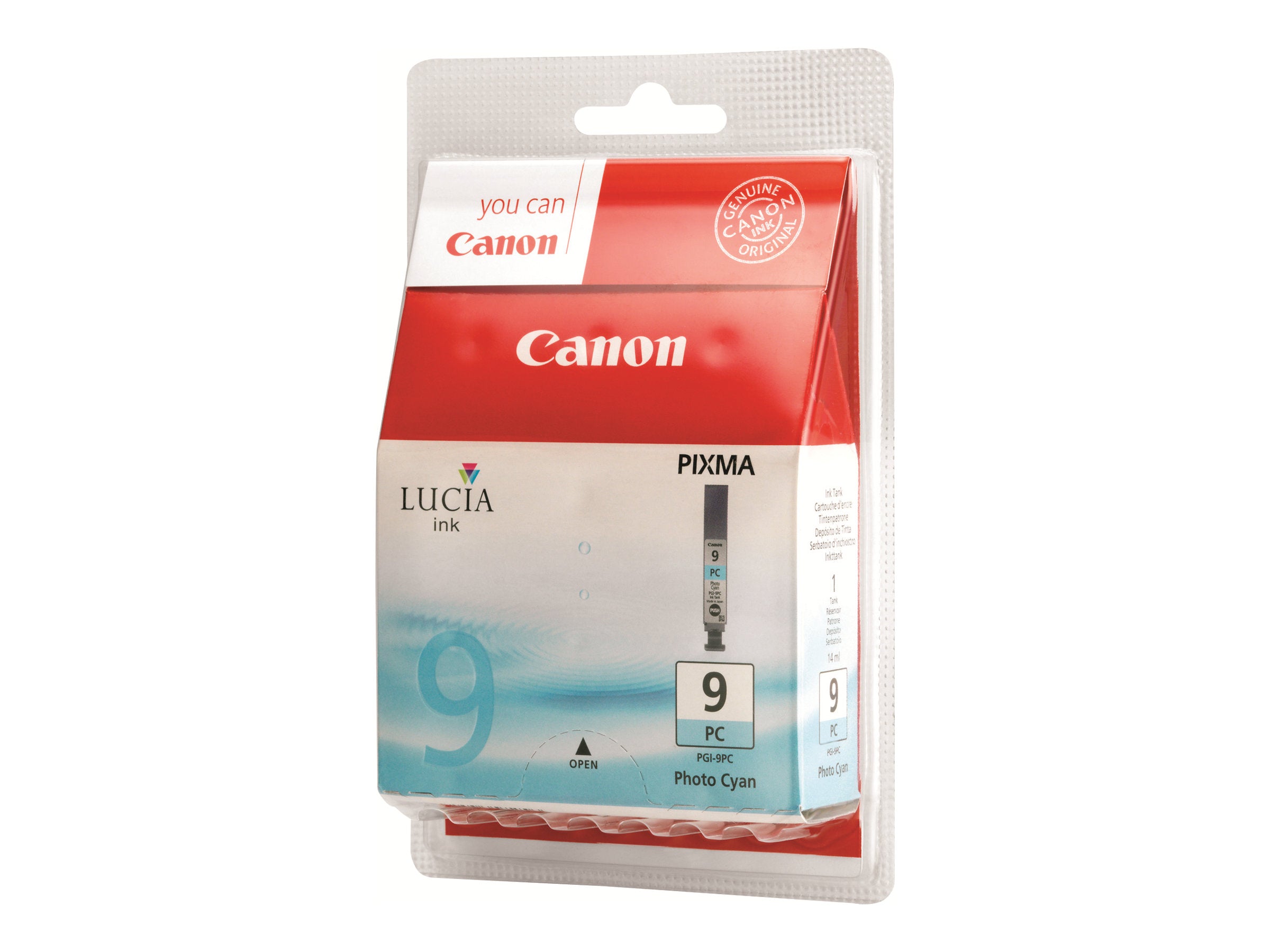 CANON PGI-9PC Tinte foto cyan Standardkapazität Verpackung
